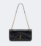 Saint Laurent Niki leather wallet on chain