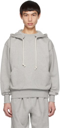 Uniform Bridge Grey Patch Pocket Hoodie