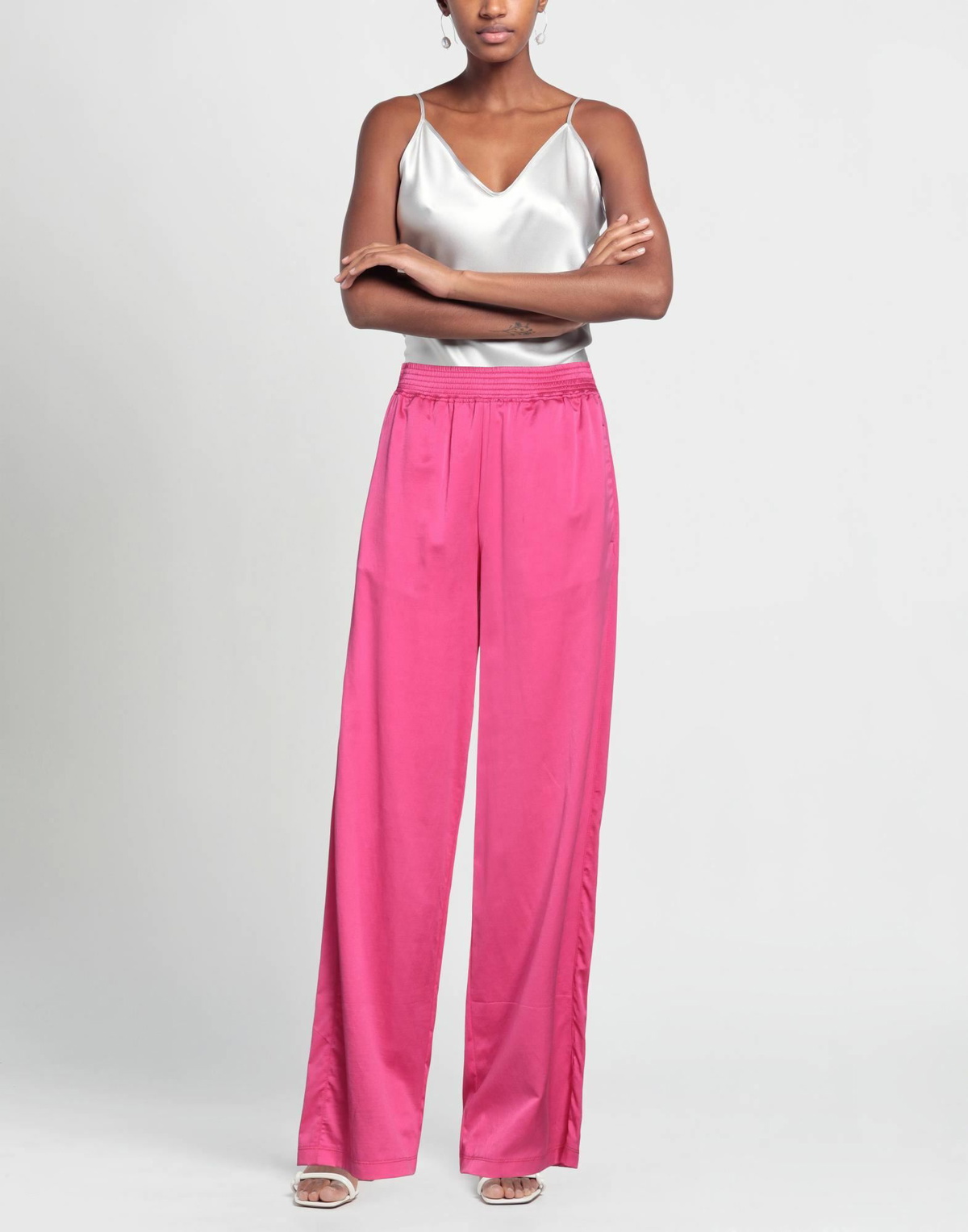 Jijil Womens Pants in Fuchsia