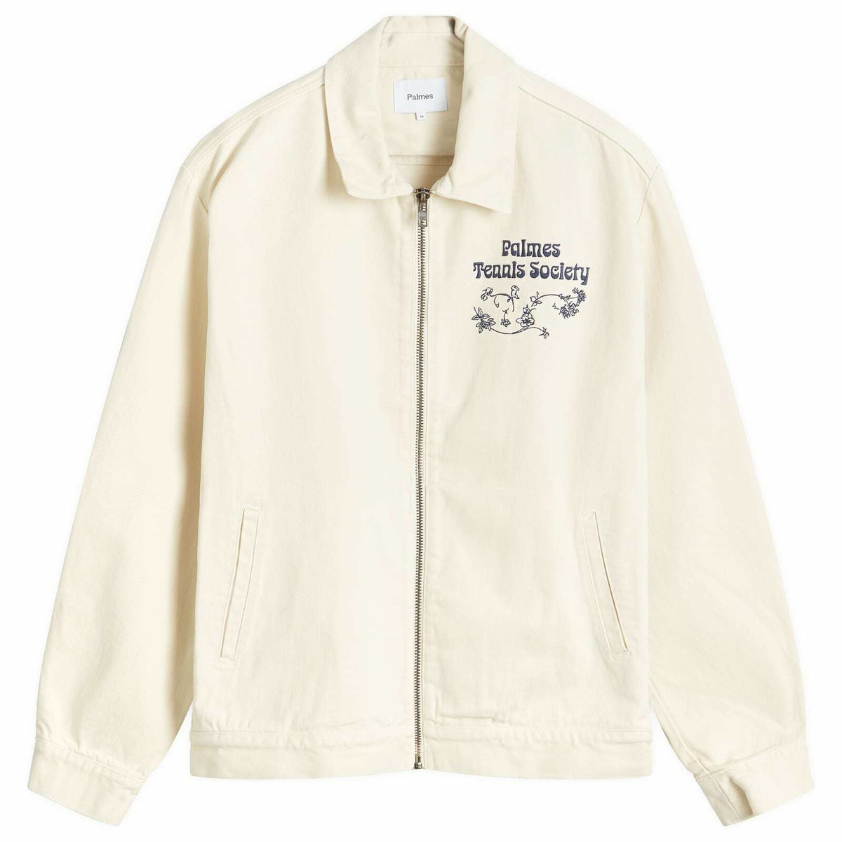Palmes Men's Fifth Twill Shirt Jacket in Off-White