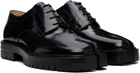 Maison Margiela Black Tabi Lace-Up Derbys