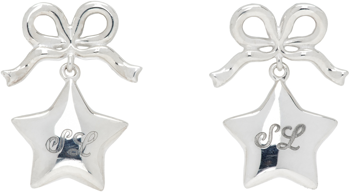 Sandy Liang Sterling Silver Pippy Earrings