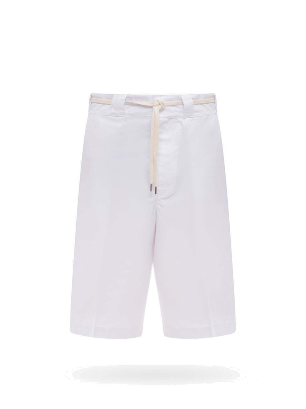 Photo: Drôle De Monsieur   Bermuda Shorts White   Mens