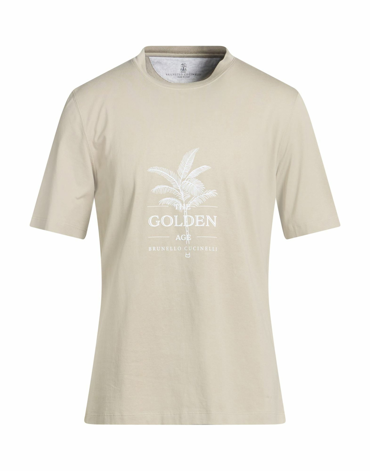 Brunello Cucinelli Mens T-shirt Khaki