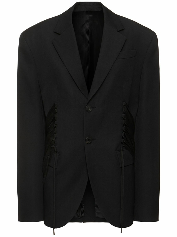 Photo: JEAN PAUL GAULTIER Tailored Wool Jacket with String Details