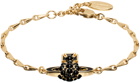 Vivienne Westwood Gold Saffron Bas Relief Bracelet