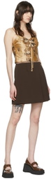Maiden Name SSENSE Exclusive Beige Sonia Tank Top