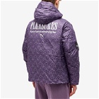 Puma Men's x Pleasures Puffer Jacket in Purple Charcoal