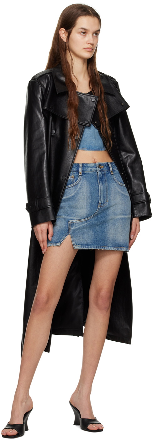 DRAE Blue Spaghetti Strap Denim Camisole