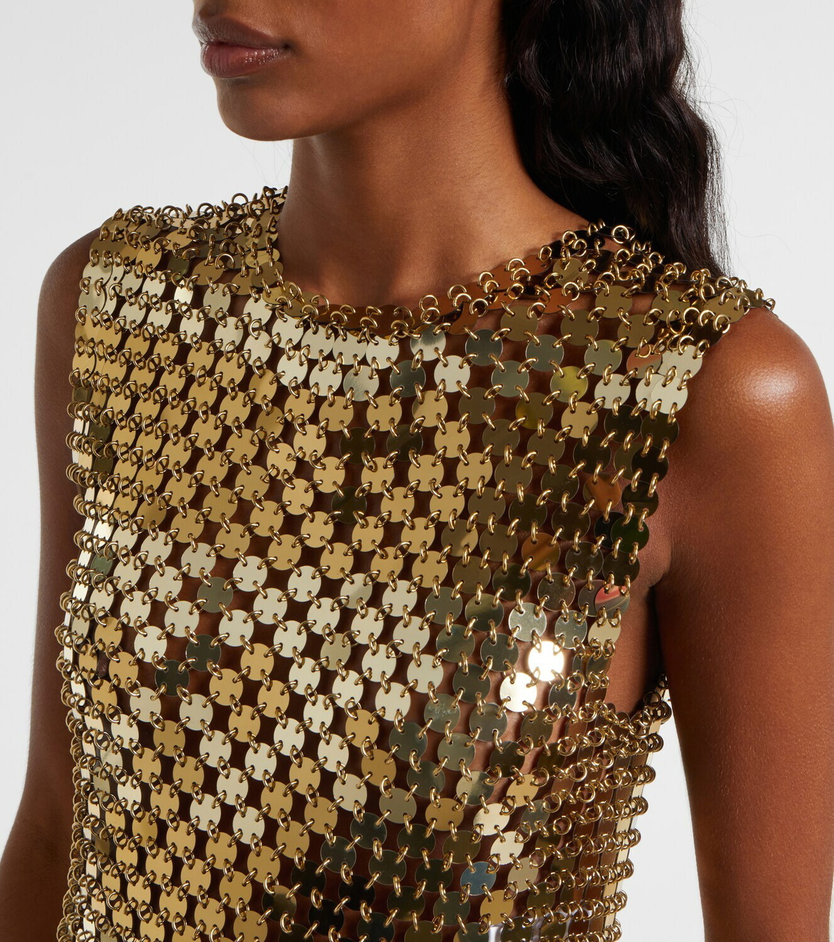 Rabanne Sparkle Discs minidress