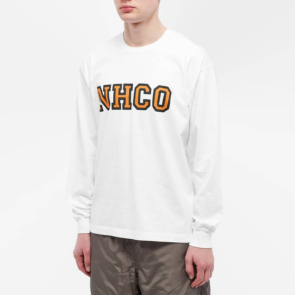 Neighborhood Men's Long Sleeve NH-11 T-Shirt in White Neighborhood