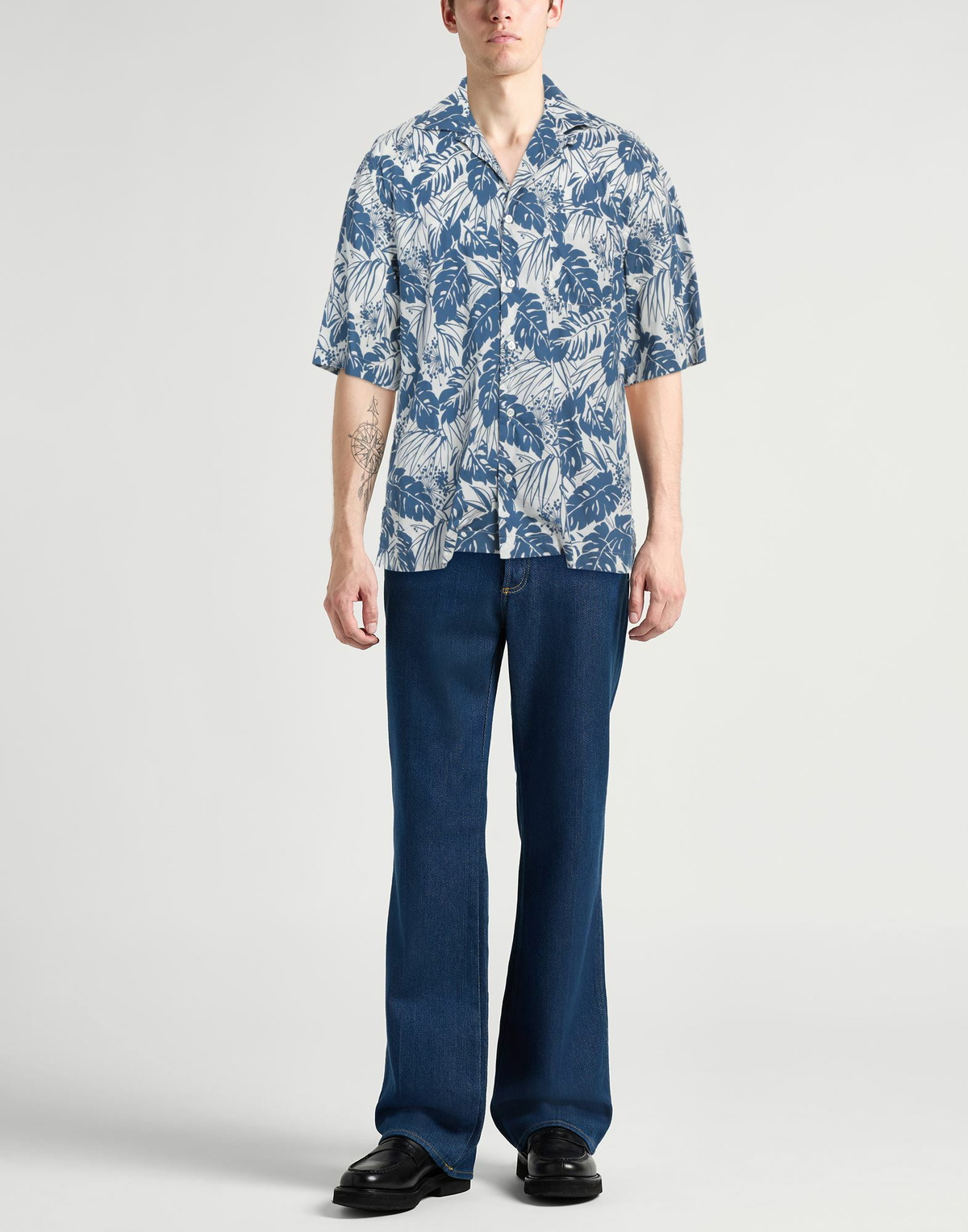 Lardini Mens Shirt in Blue