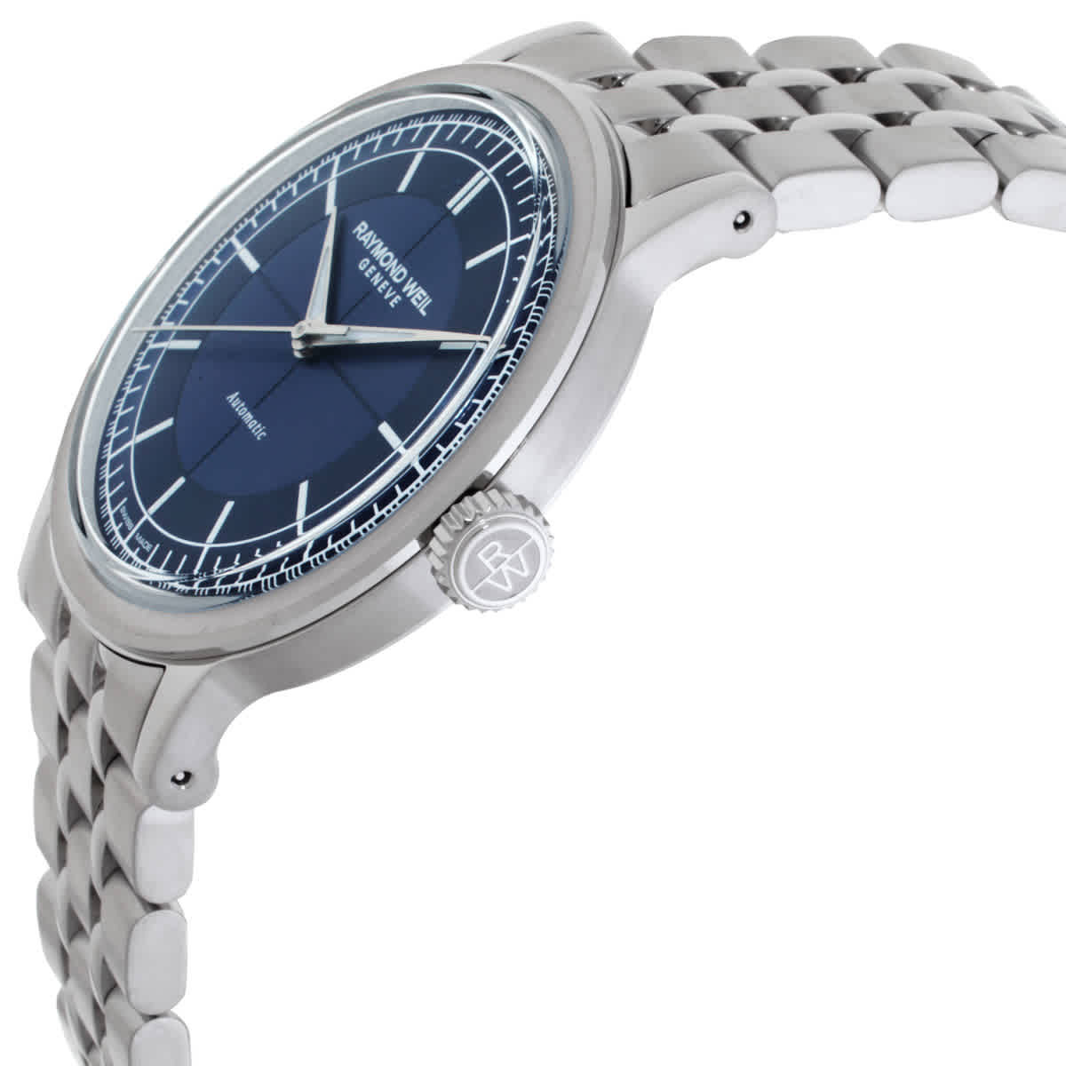 Raymond Weil Millesime Automatic Blue Dial Mens Watch 2925-ST-50001