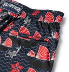 Vilebrequin - Mahina Slim-Fit Mid-Length Printed Swim Shorts - Men - Navy