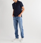 TOM FORD - Slim-Fit Cotton-Terry Polo Shirt - Blue