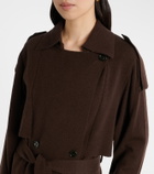 Jardin des Orangers Wool and cashmere trench coat