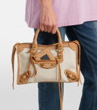 Balenciaga Le City Small canvas top-handle bag