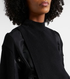 Sacai Paneled blouson jacket