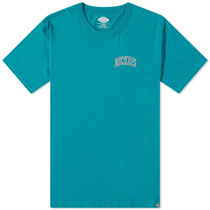 Photo: Dickies Men's Aitkin Chest Logo T-Shirt in Deep Lake