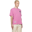 AAPE by A Bathing Ape Pink Logo Patch T-shirt