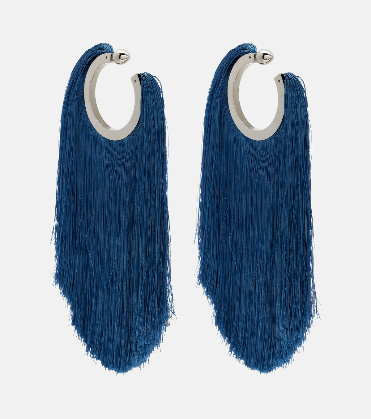 Alaïa Fringed hoop earrings