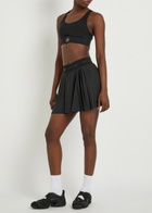 Adidas X Stella Mccartney Logo-print Stretch-jersey Sports bra Black