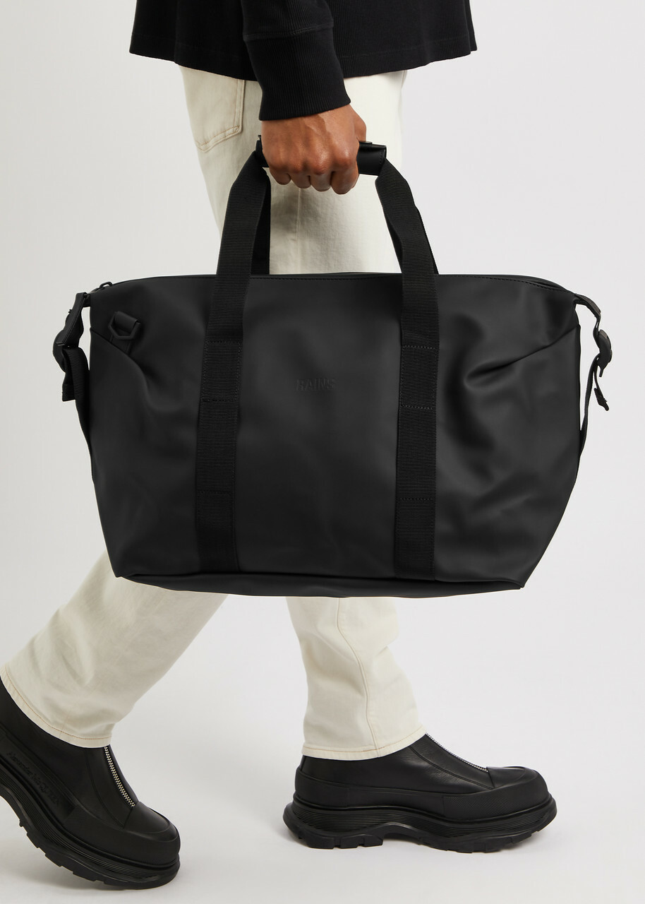Rains Hilo Small Rubberised Holdall - Black - One Size