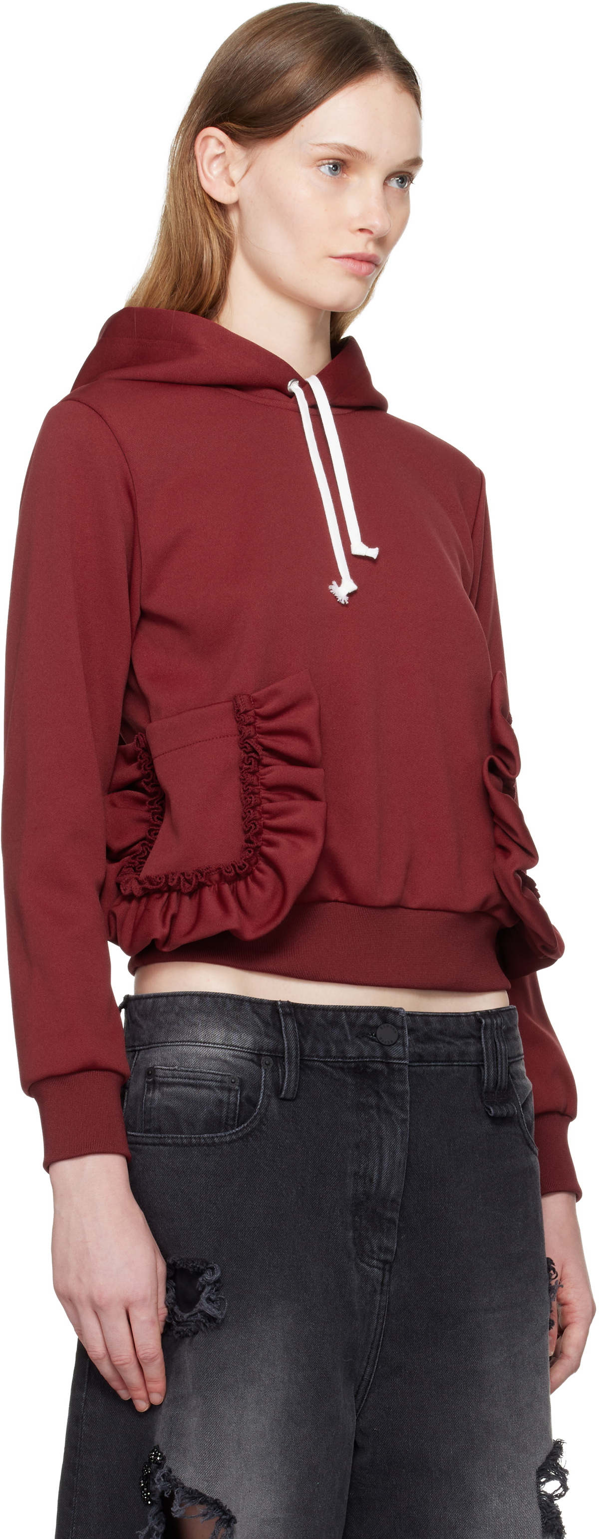 Comme des Garçons Girl Red Pocket Hoodie