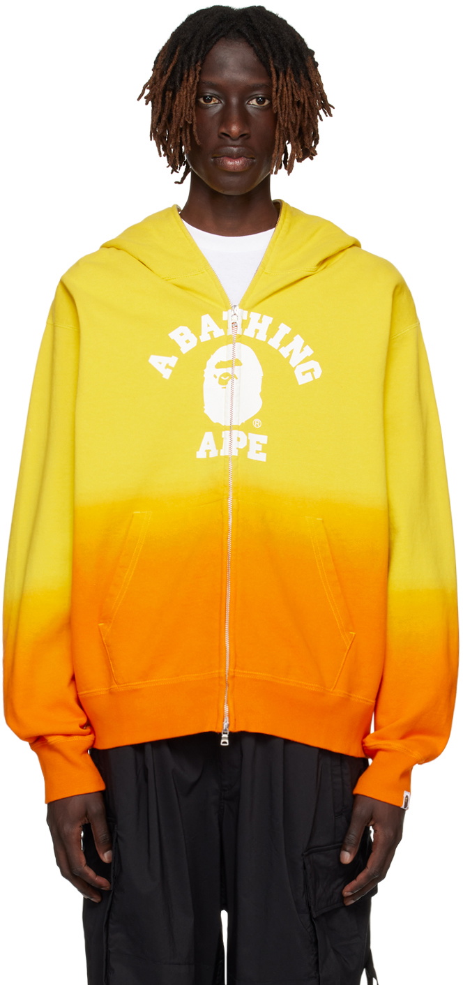 BAPE Orange Gradation Hoodie A Bathing Ape