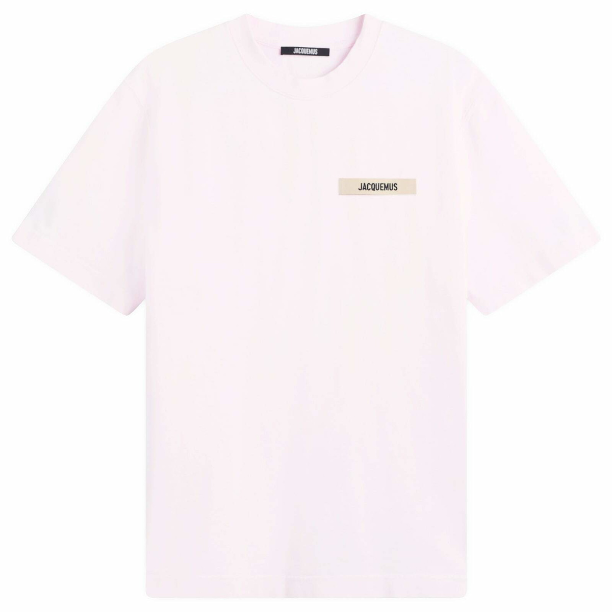 Jacquemus Men's Ciceri Long Sleeve Rose T-Shirt in Pink Jacquemus