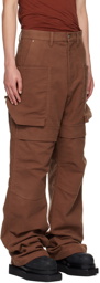 Rick Owens Brown Porterville Stefan Cargo Pants