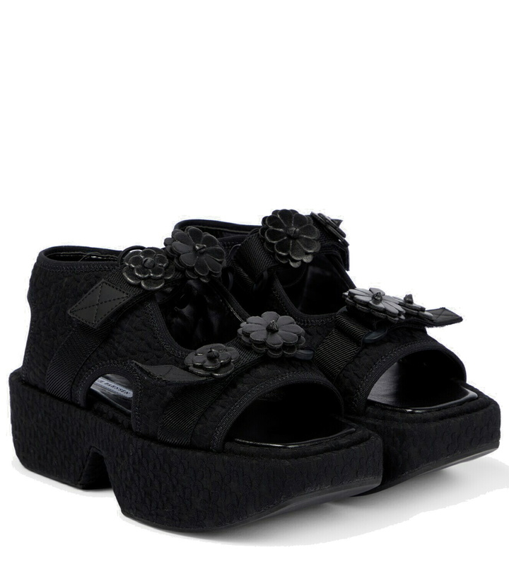 Photo: Cecilie Bahnsen May floral matelassé sandals