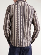 RRL - Cotton-Jacquard Overshirt - Brown