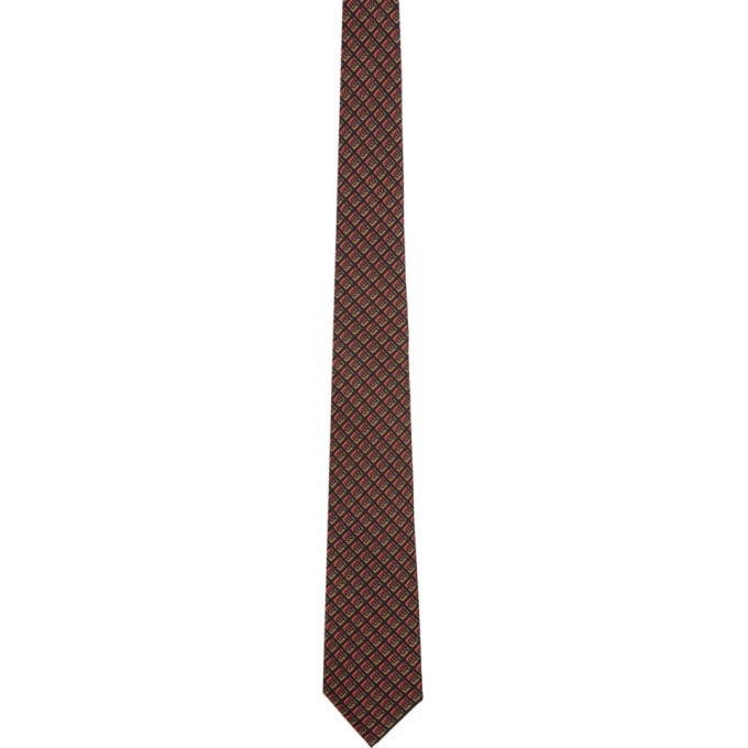 Photo: Burberry Red Silk Manston Tie