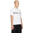 Off-White White Bookish Scarf Regular T-shirt