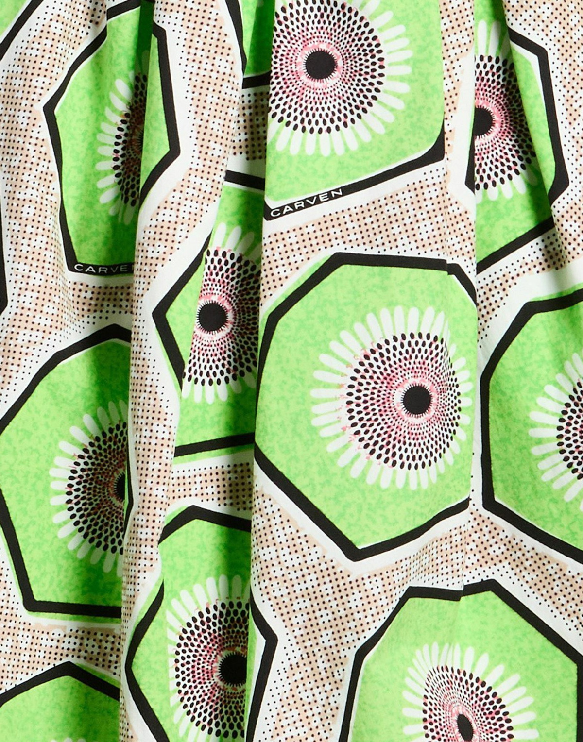 Carven Womens Mini dress Lime in Green