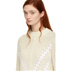 3.1 Phillip Lim Off-White Cropped Sweater