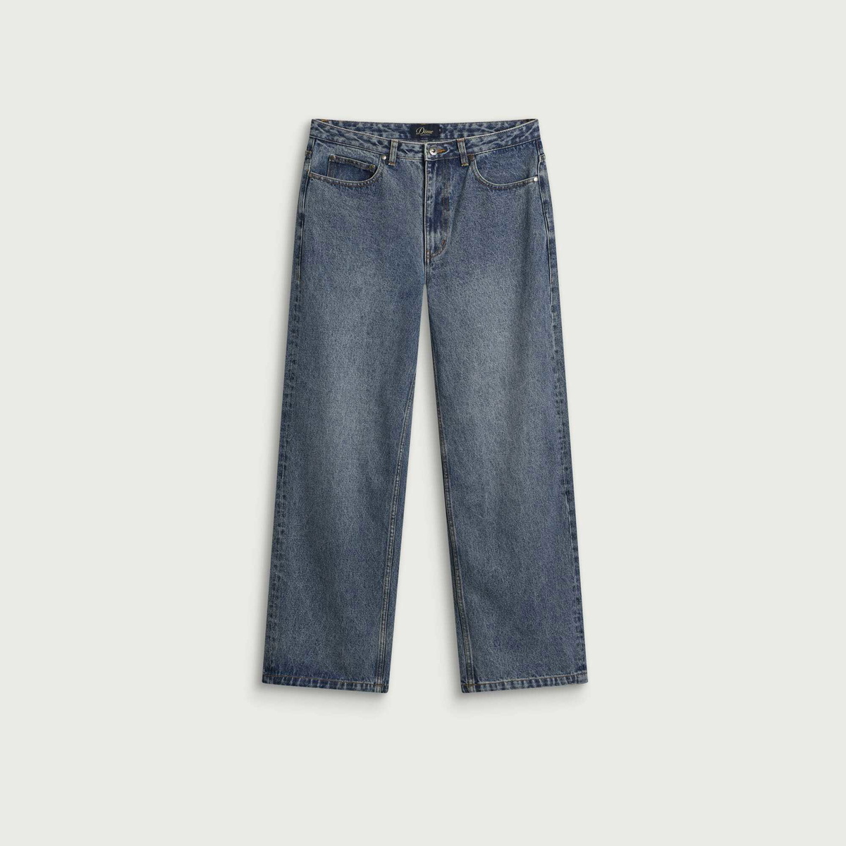 Dime Women's Baggy Denim Pants in Indigo Wash