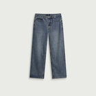 Dime Women's Baggy Denim Pants in Indigo Wash