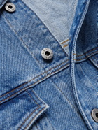 LOEWE - Anagram Embroidered Denim Jacket - Blue