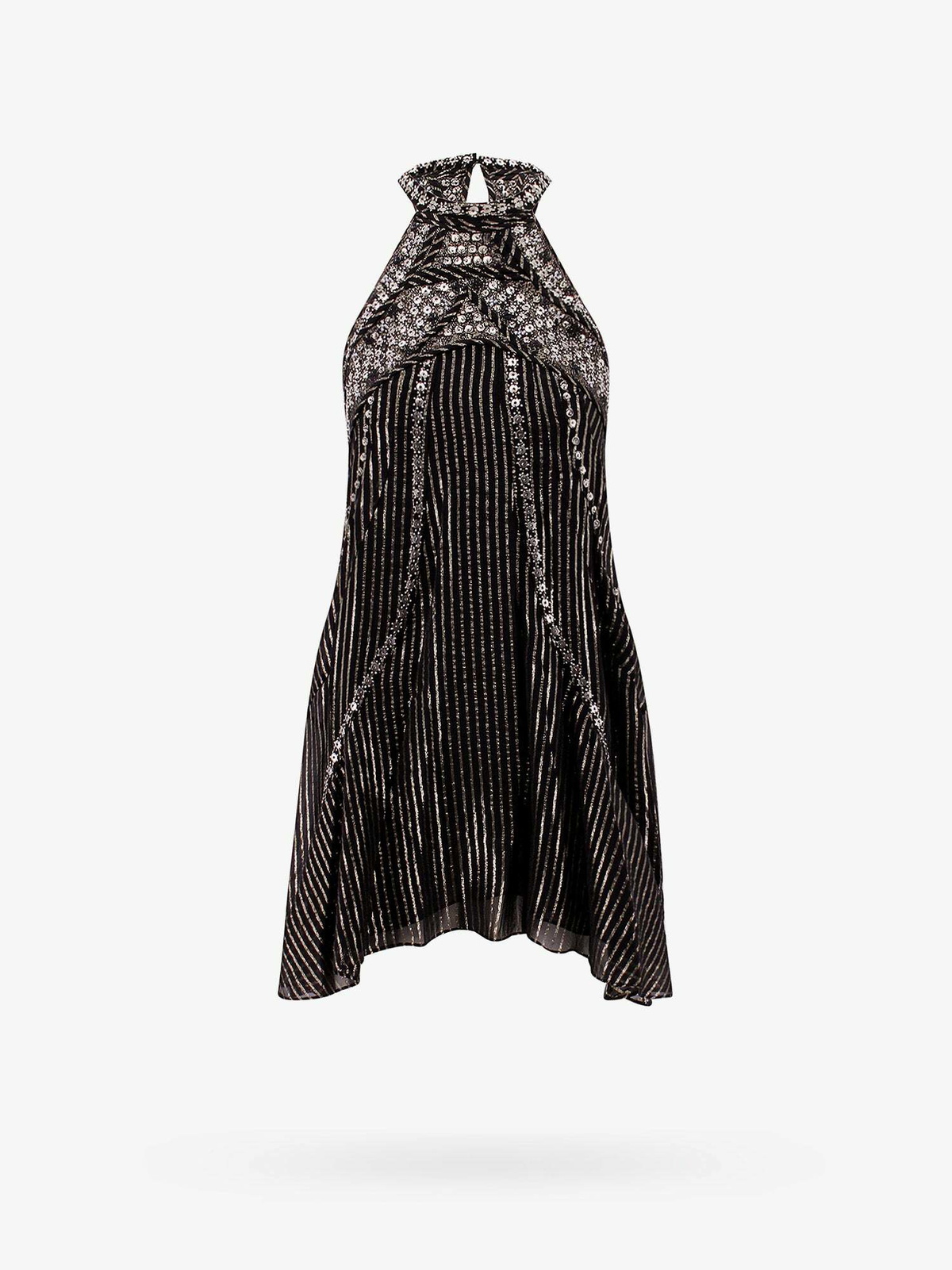 オールインワン・サロペット Isabel Marant 'Charlene' Black Polyester Dress 25PRO0669FA-C1J07E-01BK-A.jpg?