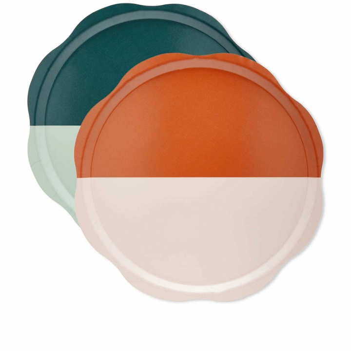 Photo: The Conran Shop Flora Two Tone Trays - Set of 2 in Multi