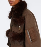 Sacai Wool blouson jacket