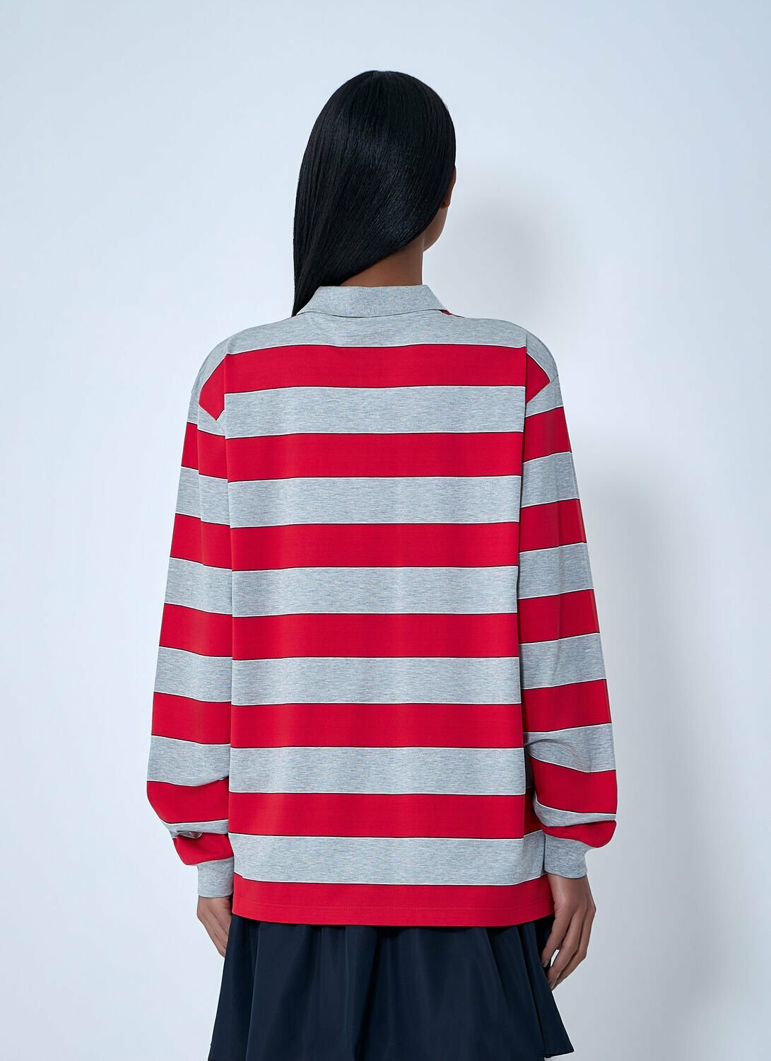 Miu Miu Striped Jersey Top