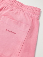 Acne Studios - Straight-Leg Organic Cotton-Jersey Shorts - Pink