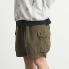 and wander Men's Oversized Cargo Shorts in Khaki