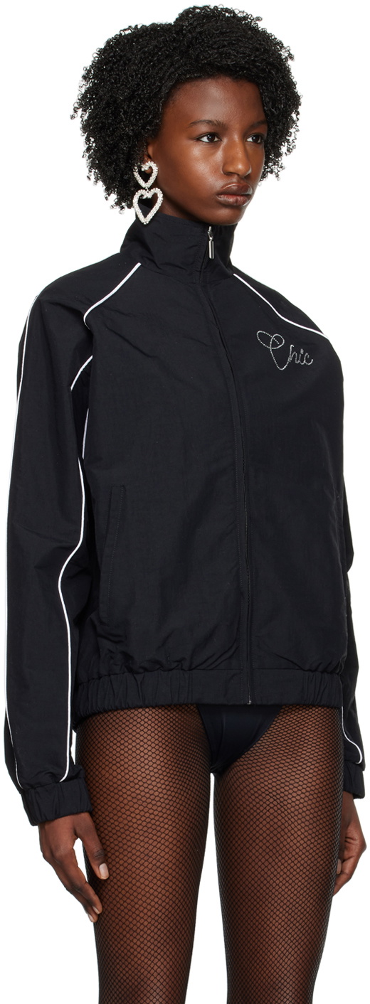Abra Black 'Chic' Track Jacket