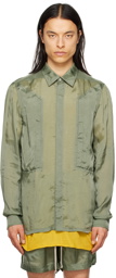 Rick Owens Green Fogpocket Shirt