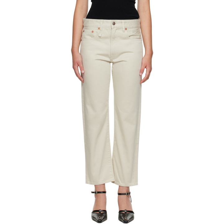 Photo: R13 Beige Romeo Jeans