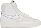 Nike Off-White & White Blazer Mid Victory Mid Sneakers